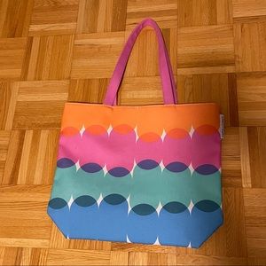 Kapitza x Clinique Colourful Patterned Tote Bag
